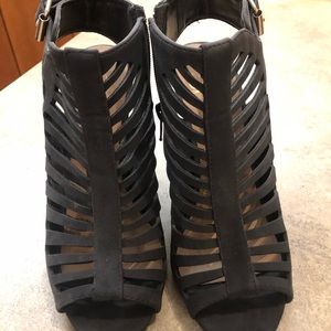 Open Toe Cage Heels